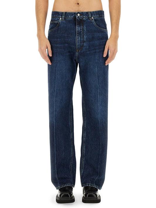 Oversized Jeans in Dark Blue