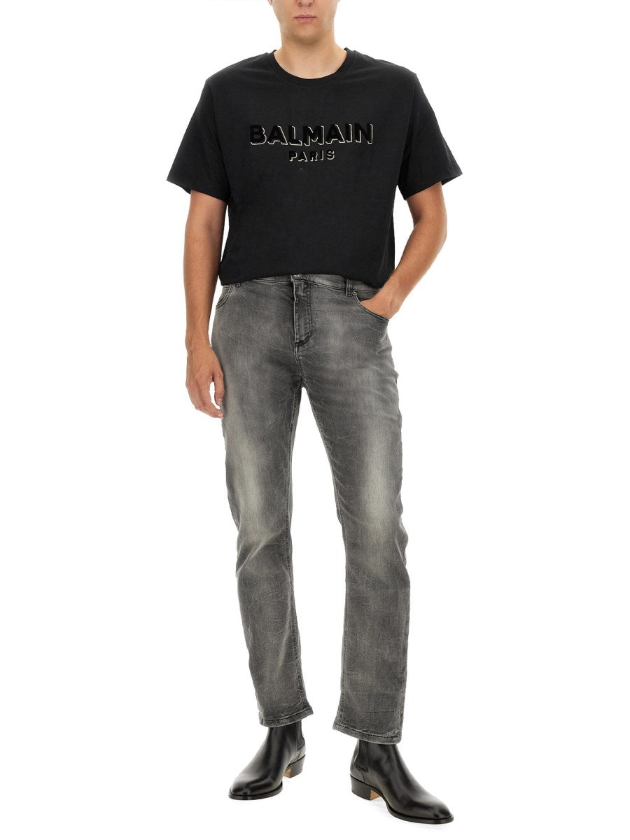 Regular Fit Jeans in Faded Grey