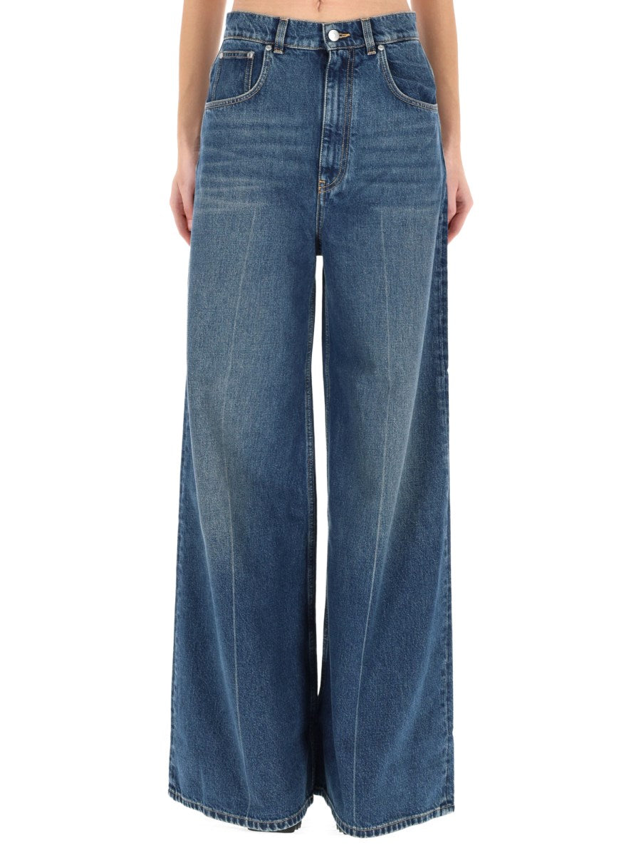 High-Rise Wide-Leg Jeans