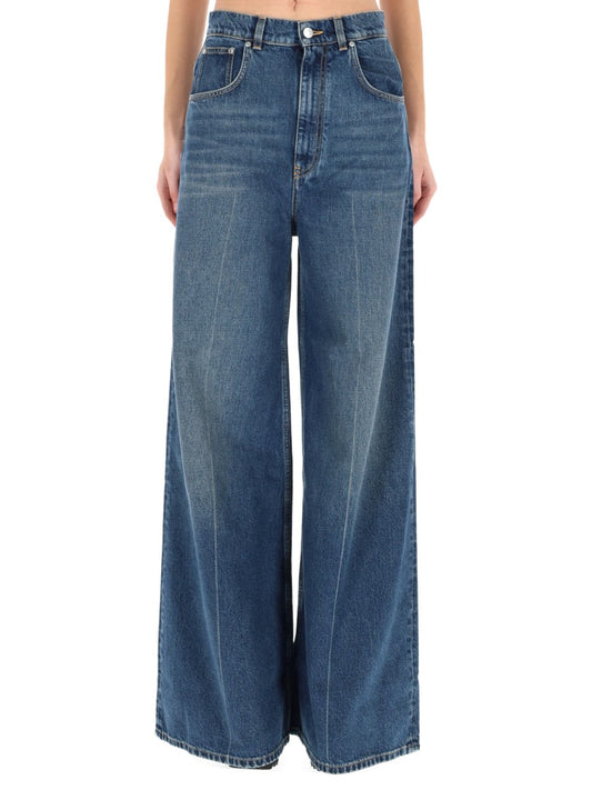 High-Rise Wide-Leg Jeans