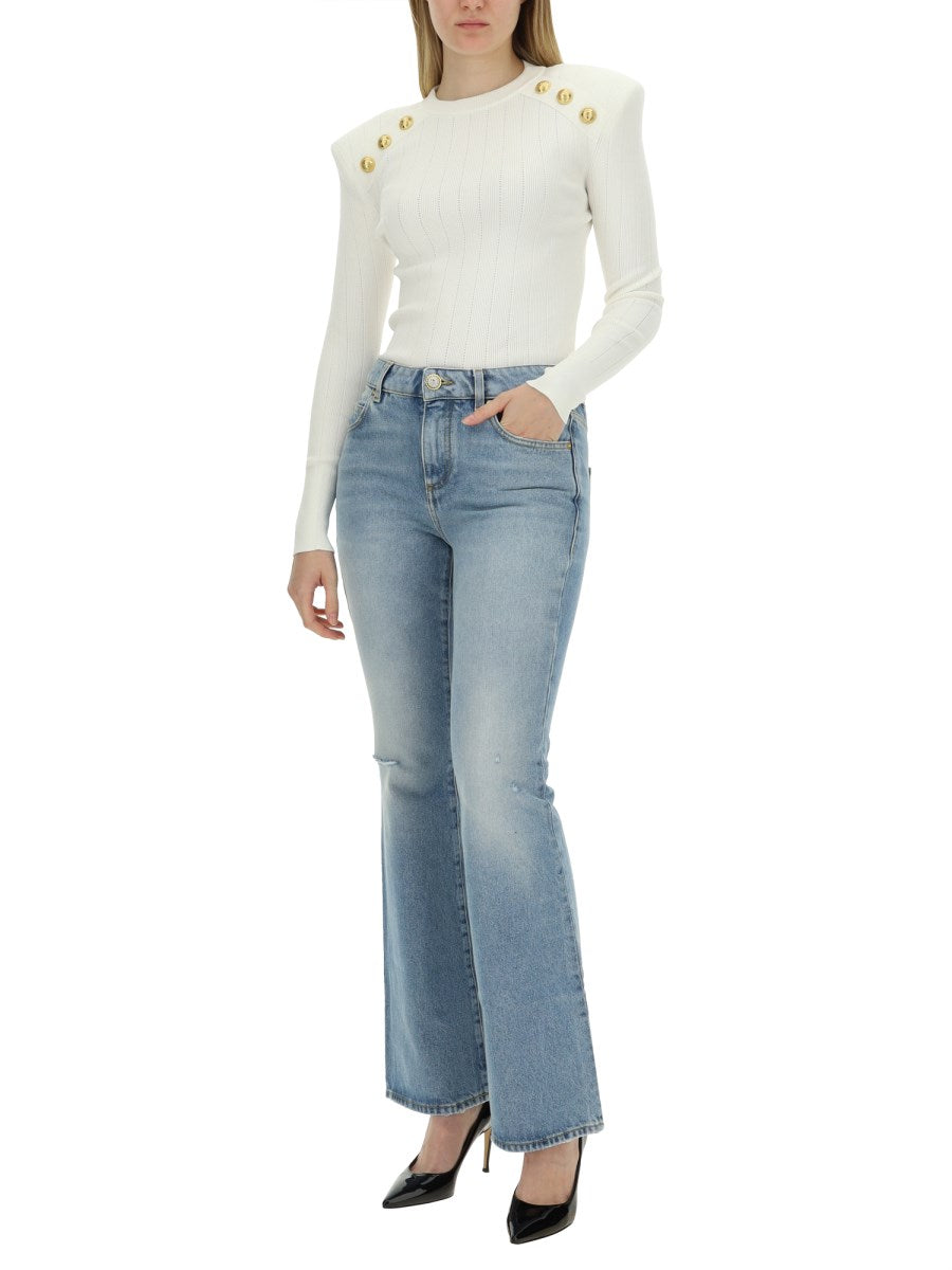 Flare Jeans in Light Blue