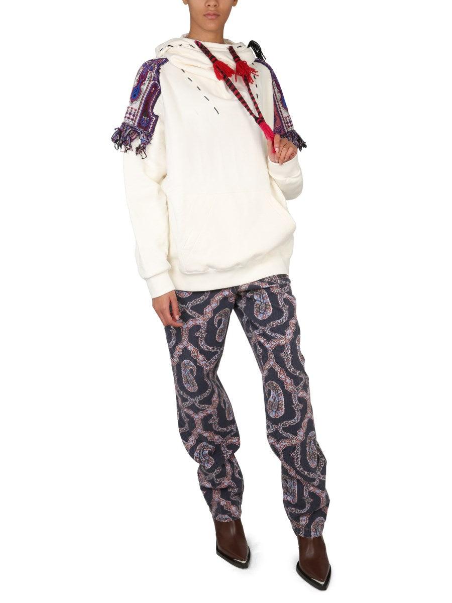 Etro Paisley Denim Pants, view 2