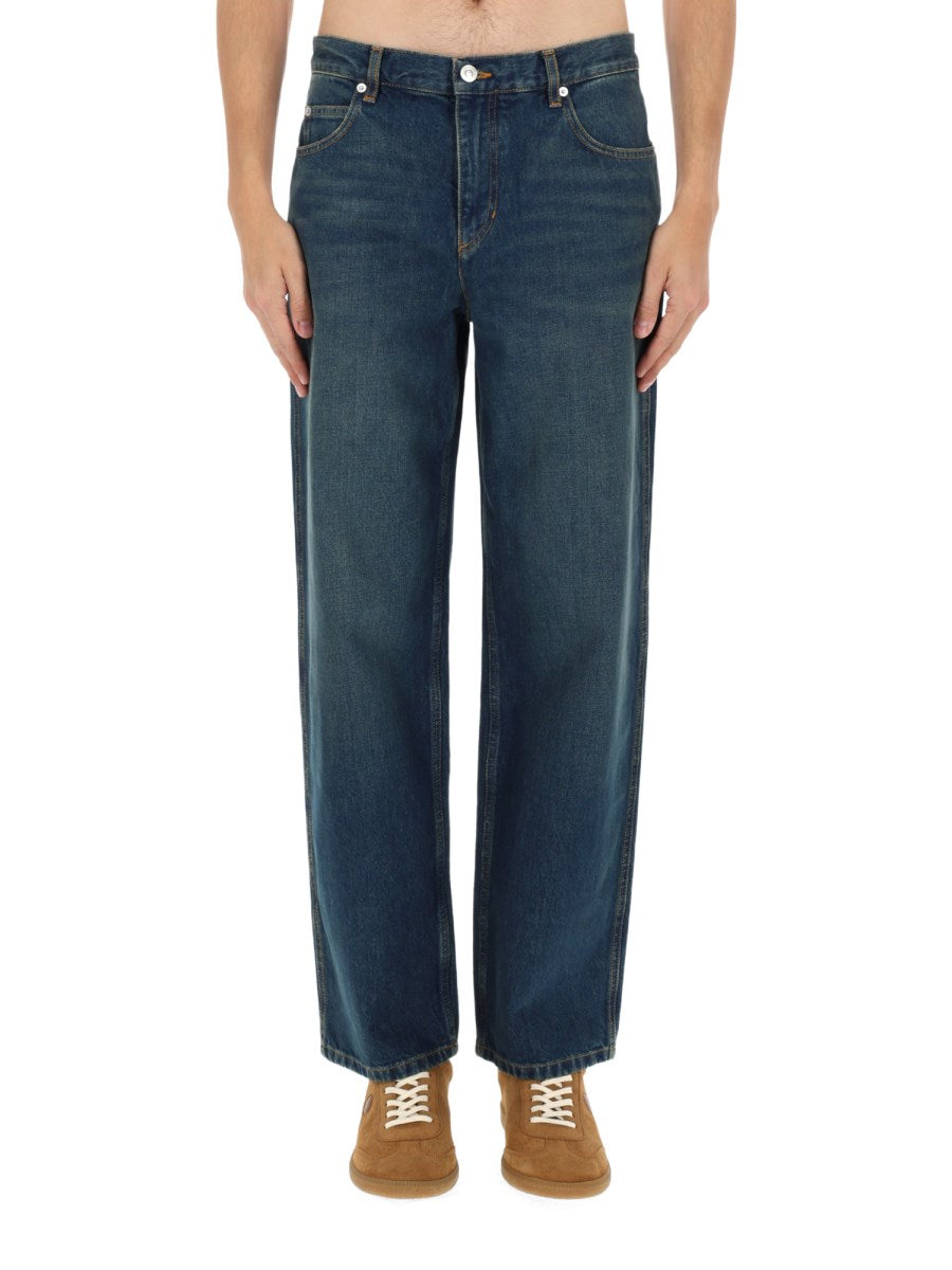 Jorje Wide Jeans in Dark Blue