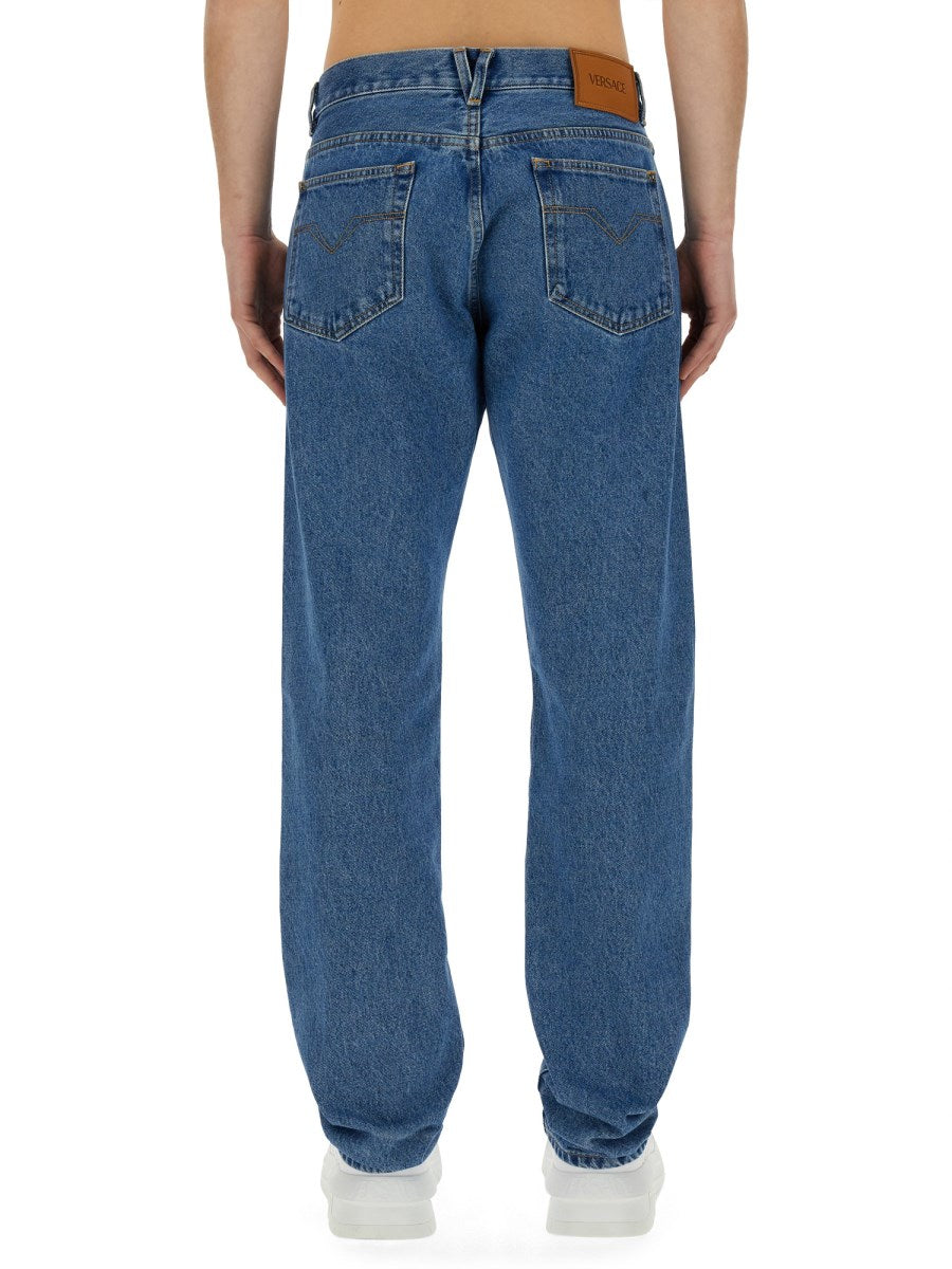 Regular Fit Jeans in Mid Blue
