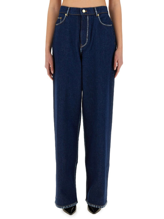 Boyfriend Jeans in Dark Rinse
