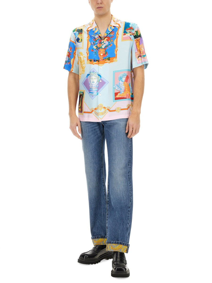 Straight Jeans with Baroque Turn-Ups
