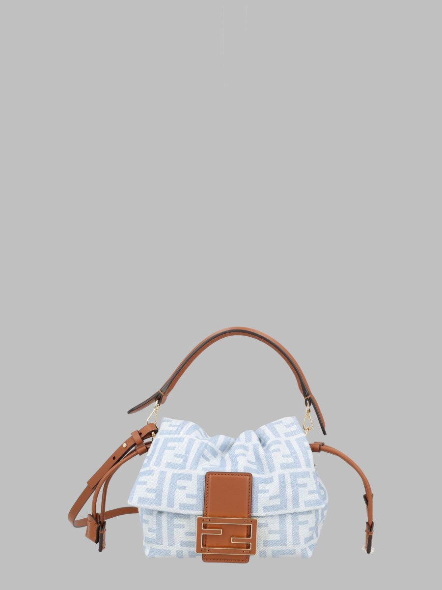 Fendi Handbag Baguette Soft Denim