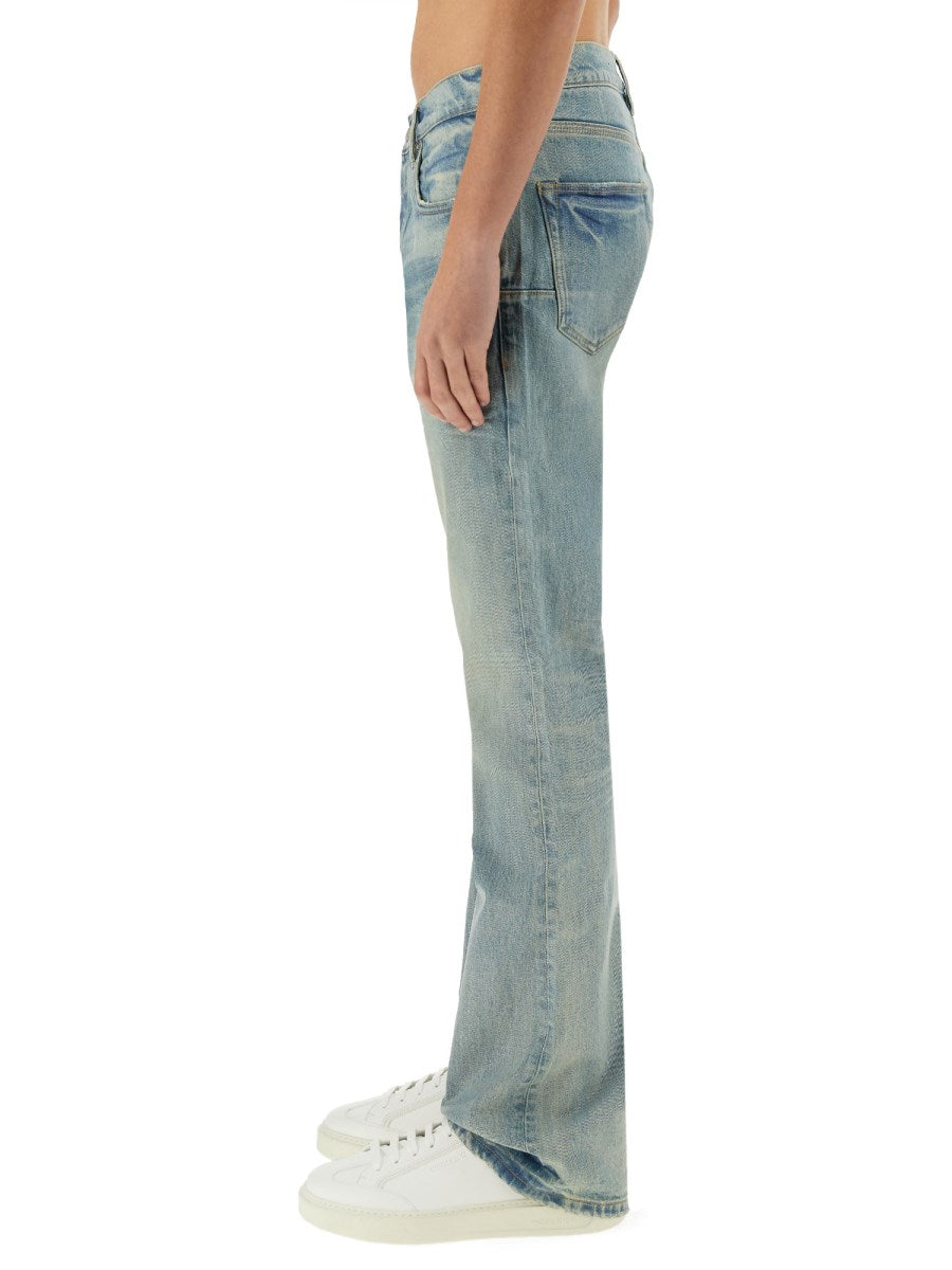 Coated Jeans in Light Vintage Wash
