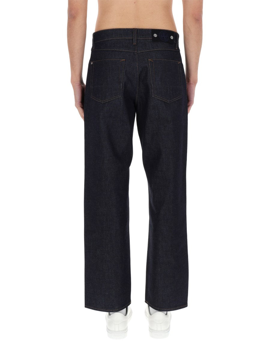 Wide Straight Jeans in Clean Rinse
