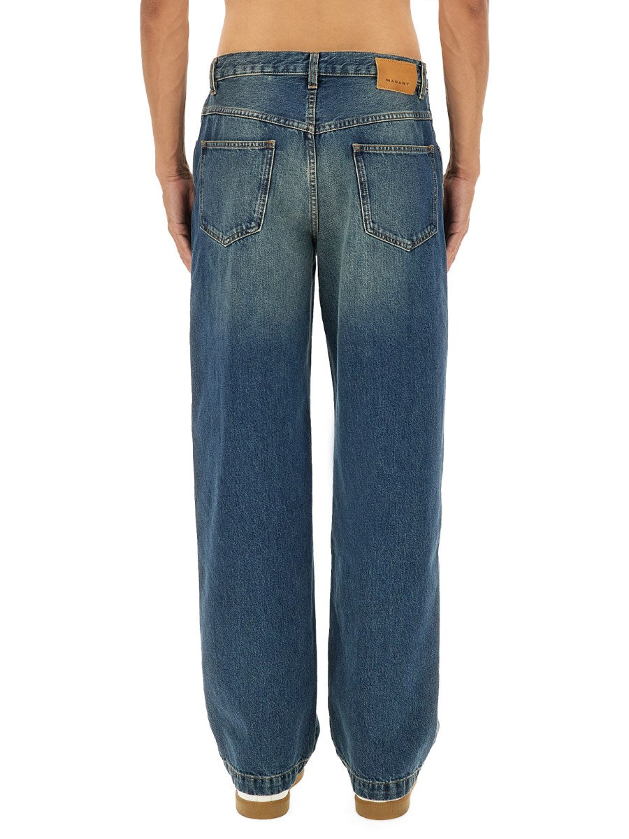 Jorje Wide Jeans in Vintage Blue