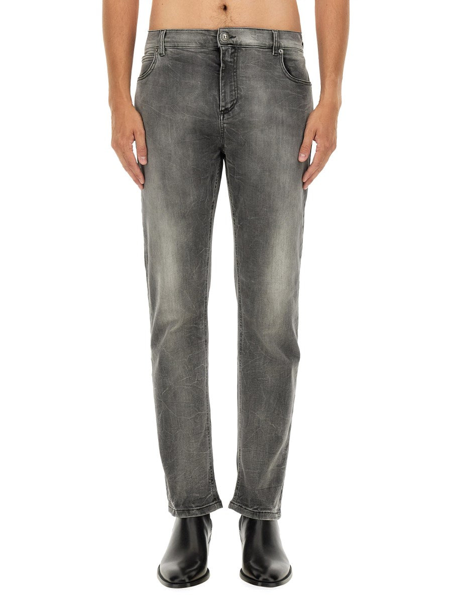 Regular Fit Jeans in Faded Grey