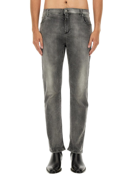 Regular Fit Jeans in Faded Grey