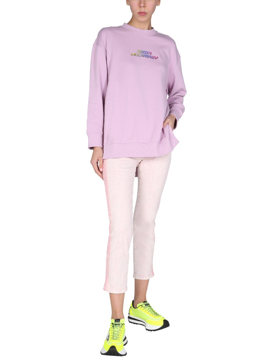 Logo-Band Skinny Jeans