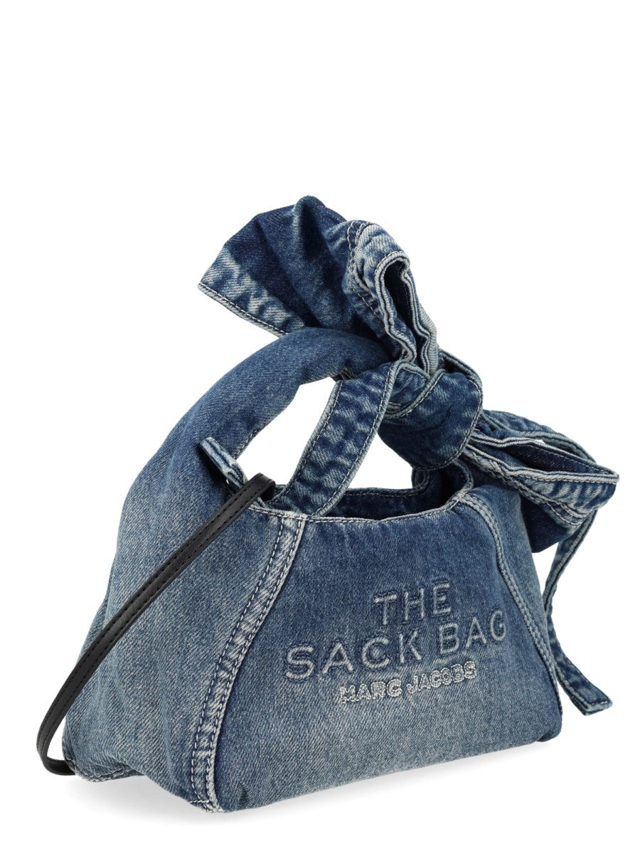 Marc Jacobs Handbag the Mini Sack Denim, view 3