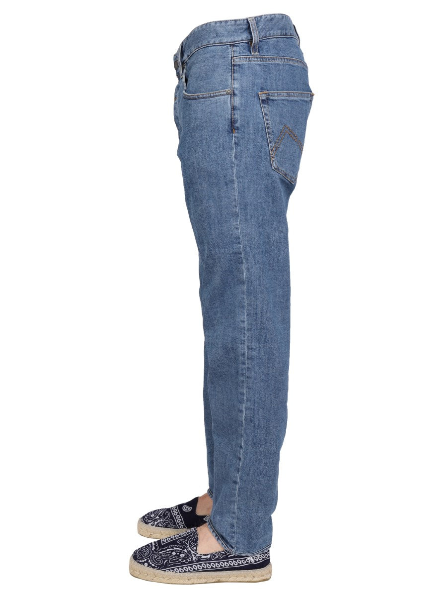 Tapered Five Pocket Jeans