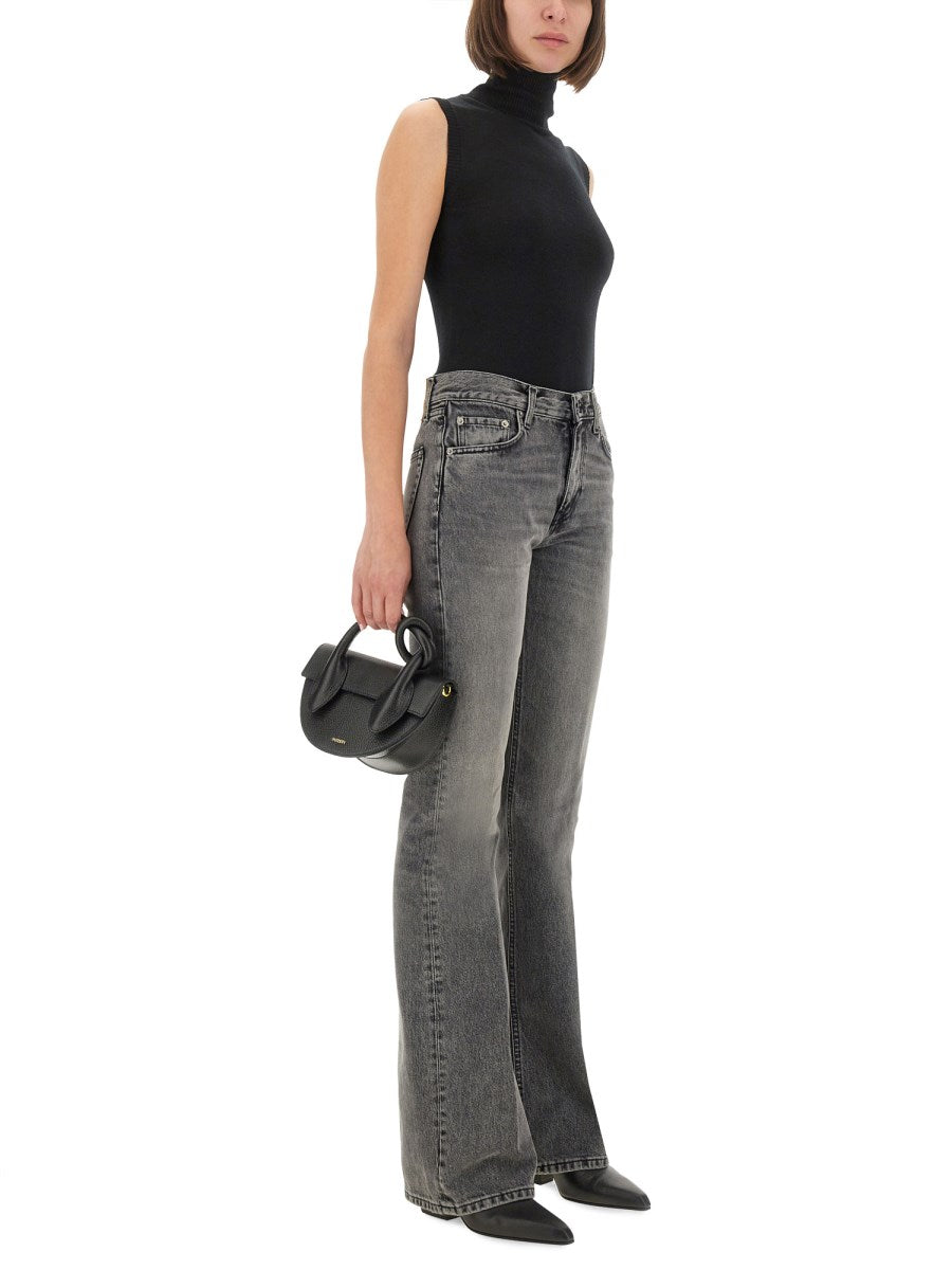 Flare Jeans in Grey