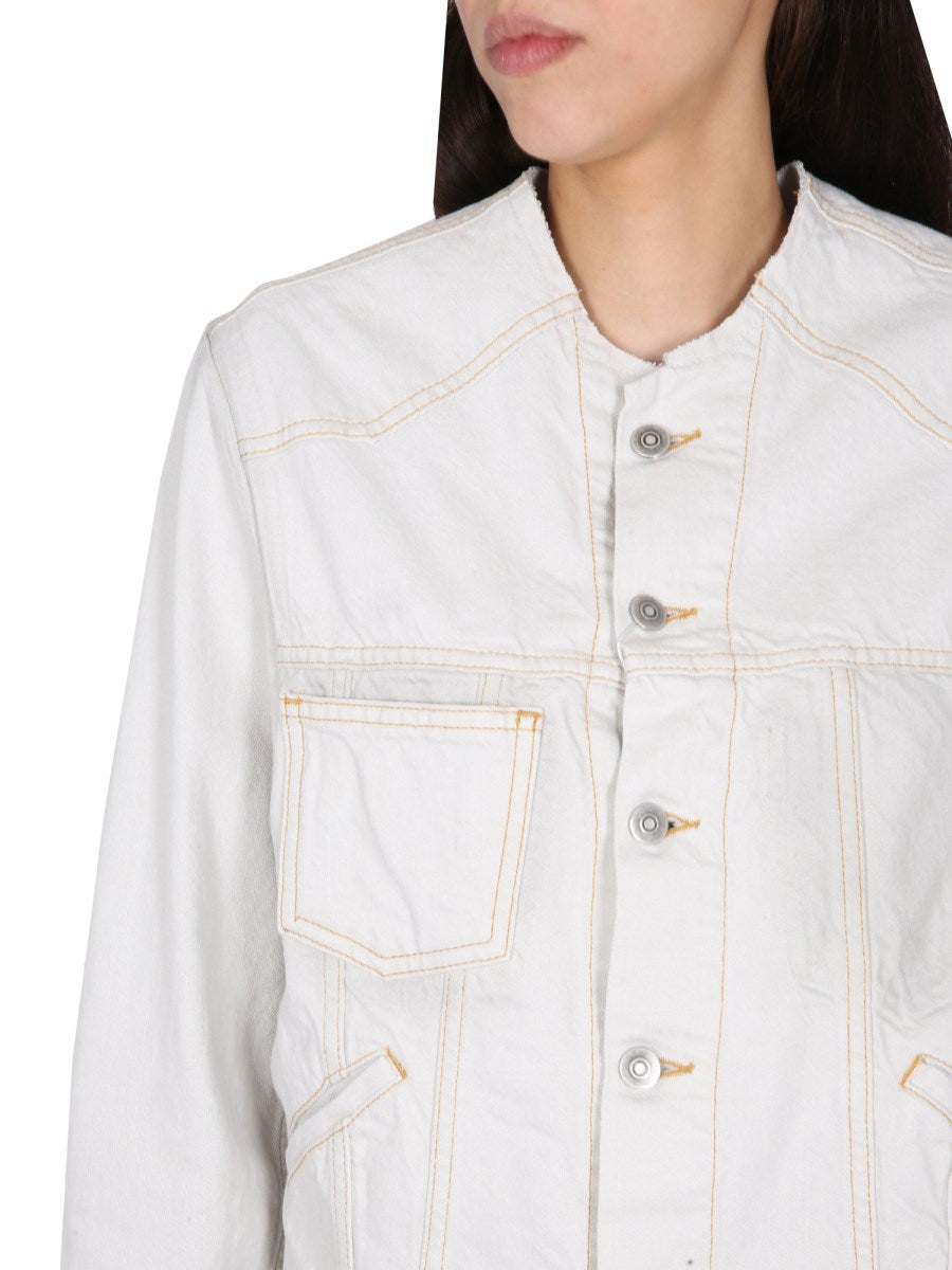 Denim Jacket in White