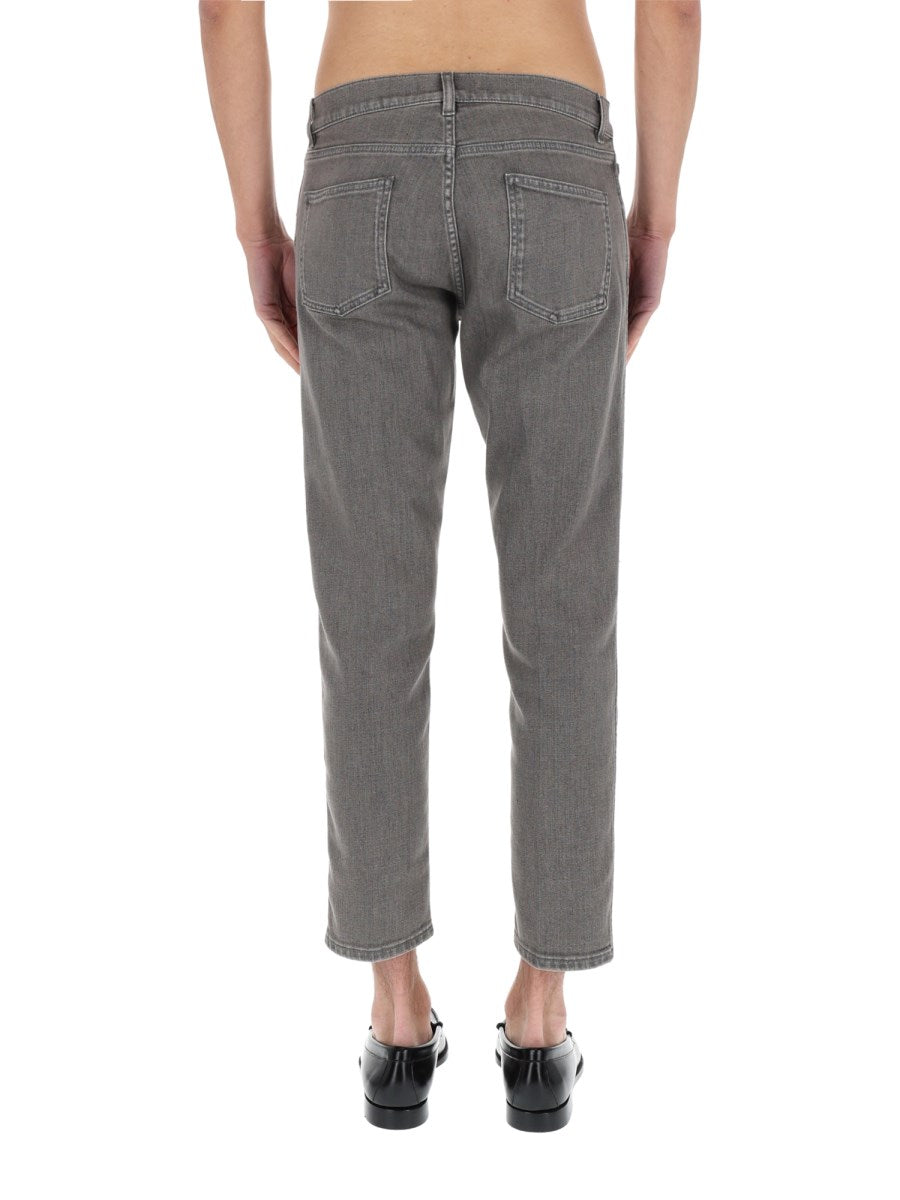 Lardini Jeans Cotton Denim Grey, view 5