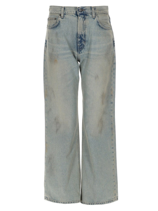 Korea Wide Jeans in Dirty Wash