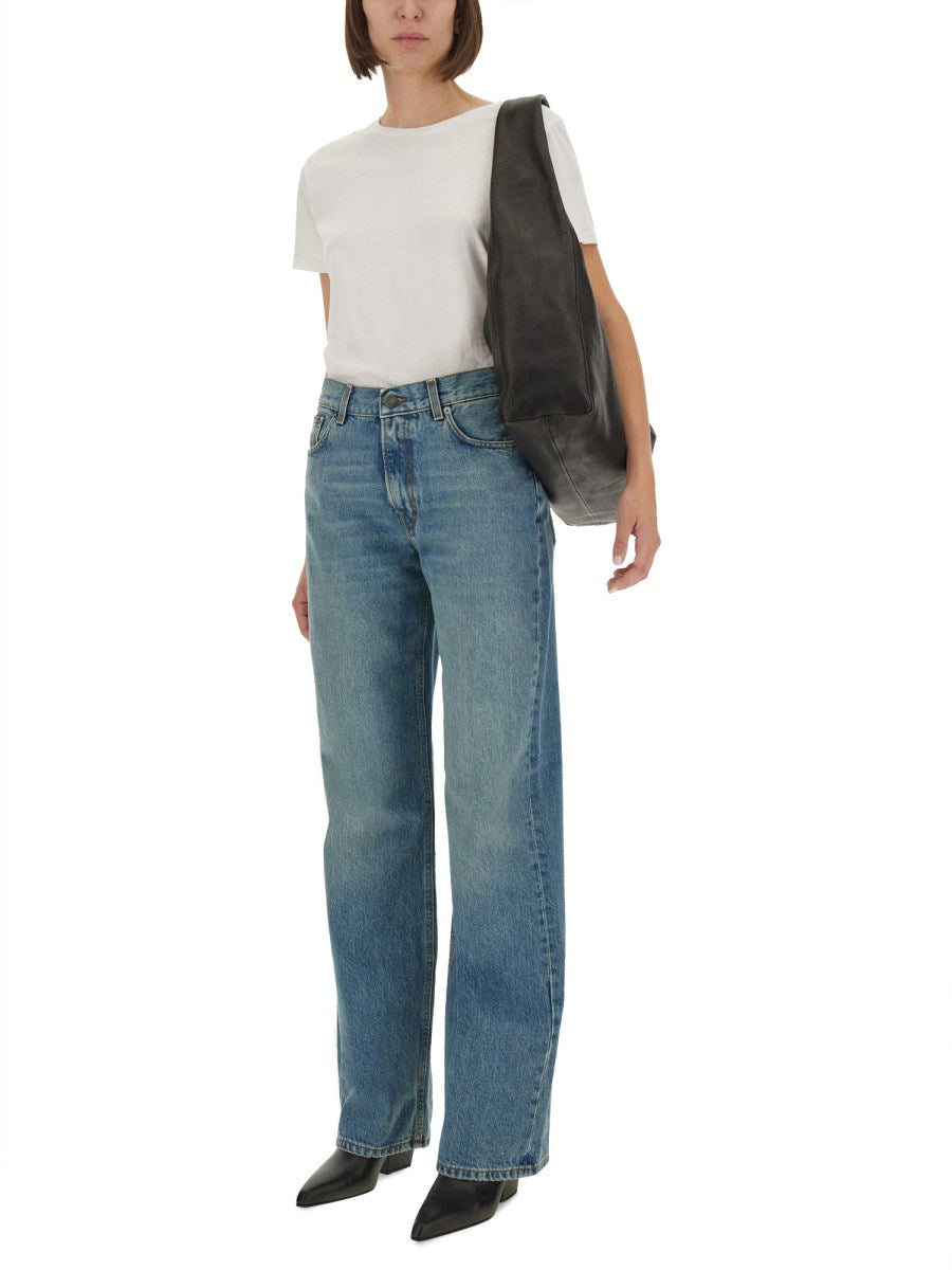 Haikure Straight Leg Denim Jeans, view 3