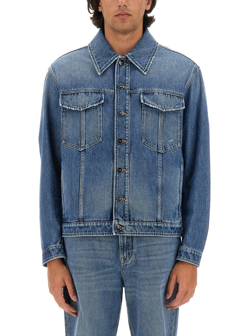 FENDI Denim Jacket Blue