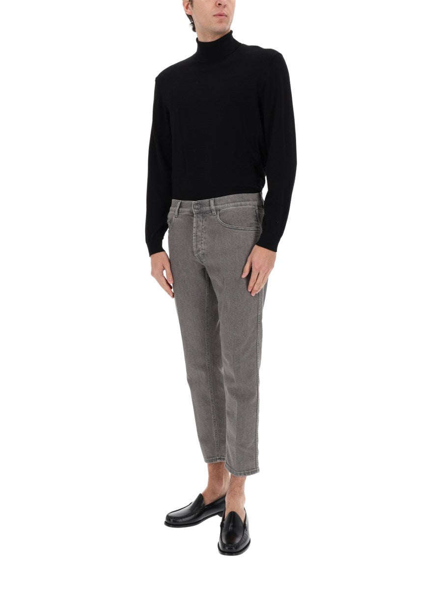 Lardini Jeans Cotton Denim Grey, view 6