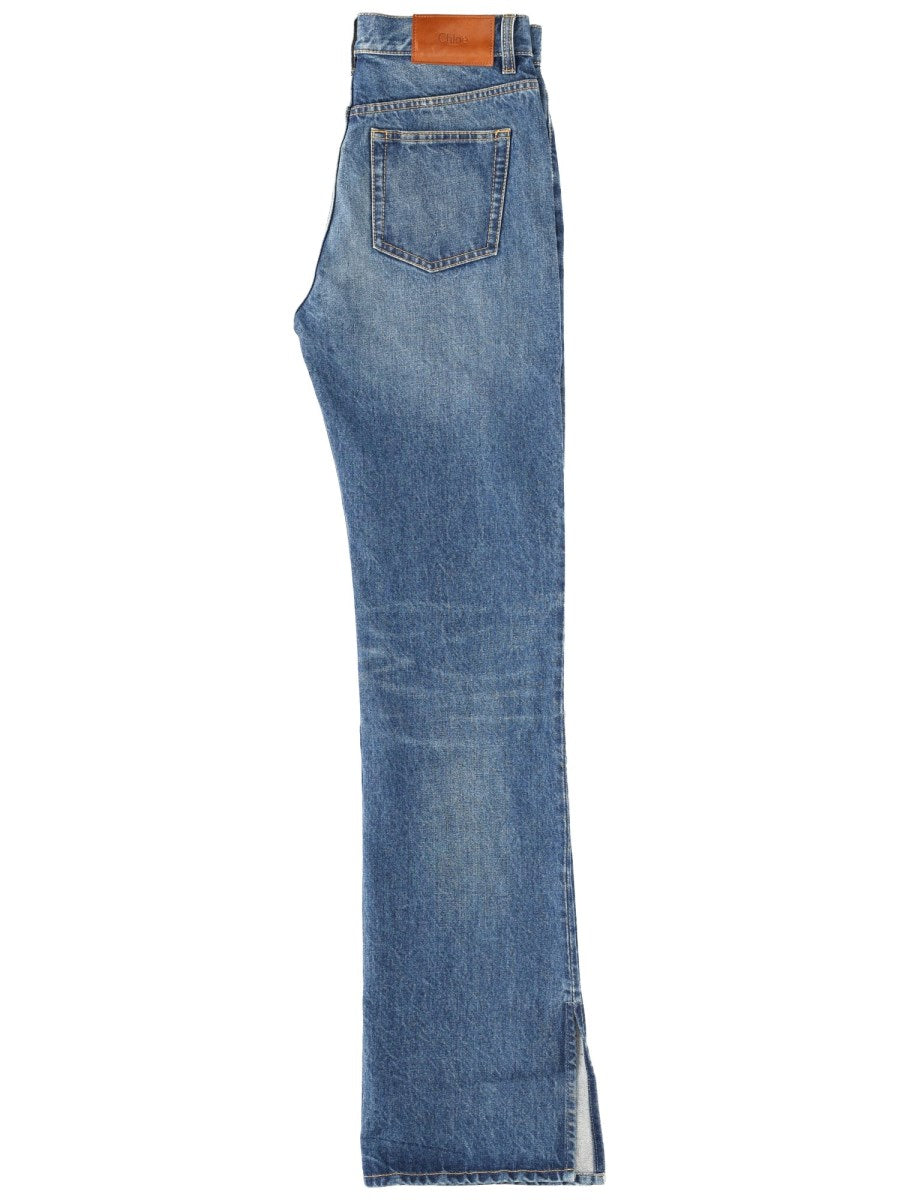 Relaxed Straight Jeans in Vintage Mid Blue