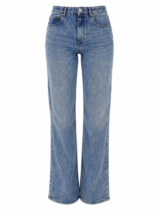 Belvira Flare Jeans in Mid Blue