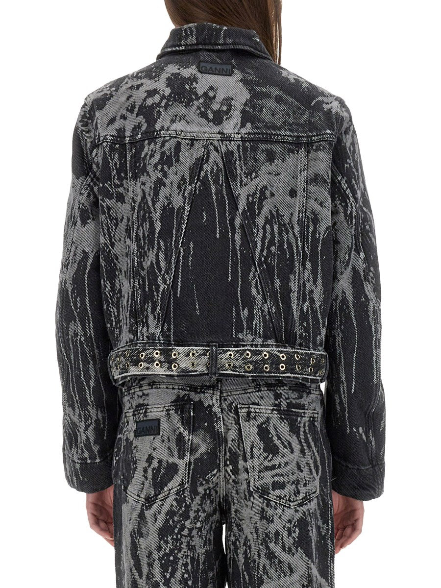GANNI Heavy Denim Jacket, view 2