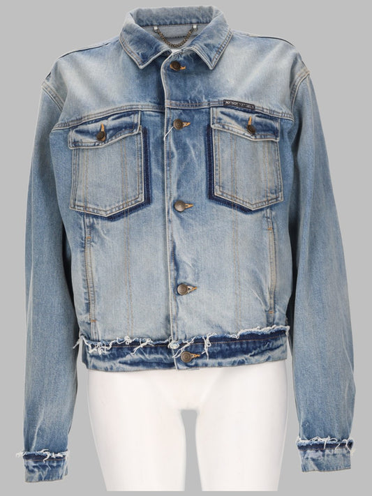 Raw-Hem Denim Jacket