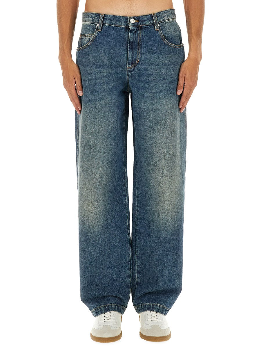 Jorje Wide Jeans in Vintage Blue