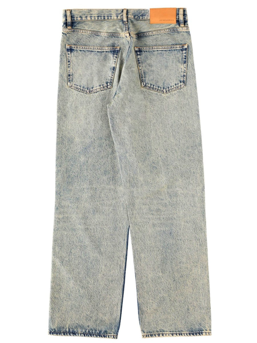 Loose Jeans in Dirty Light Wash