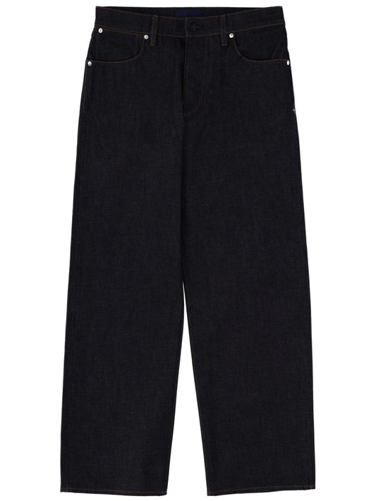 Wide Straight Jeans in Clean Rinse