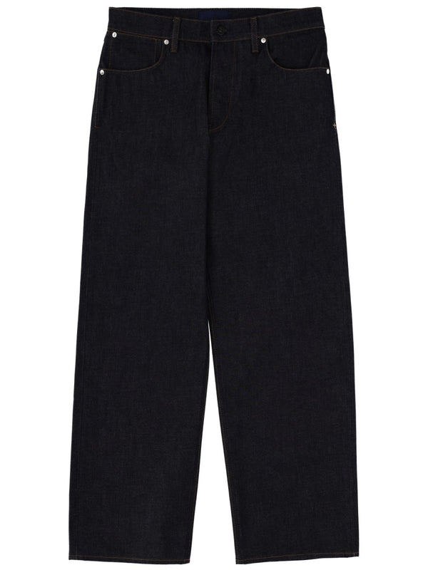 Wide Straight Jeans in Clean Rinse