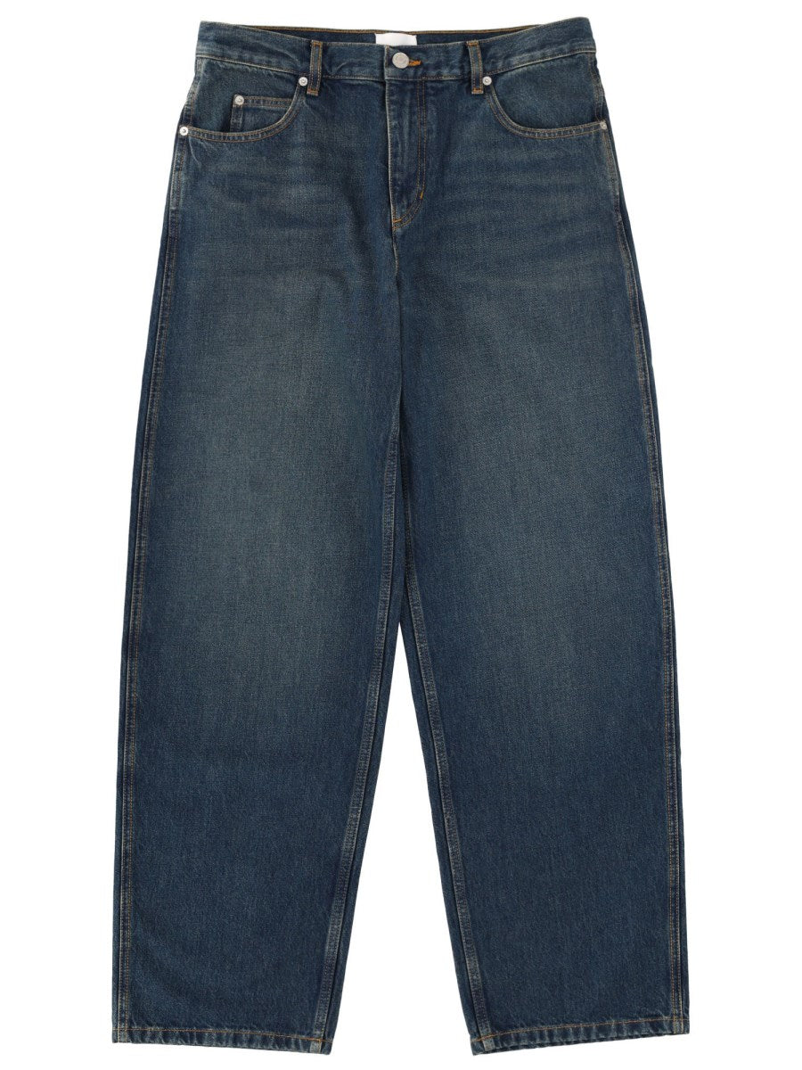 Jorje Wide Jeans in Dark Blue