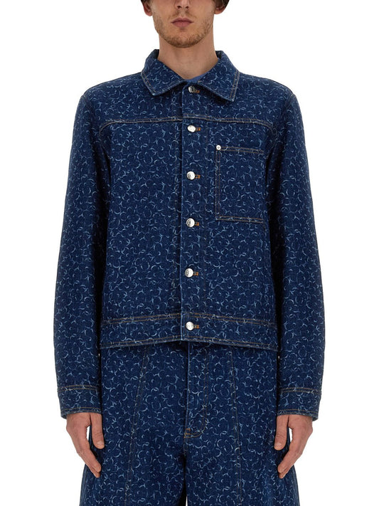 Printed Denim Jacket