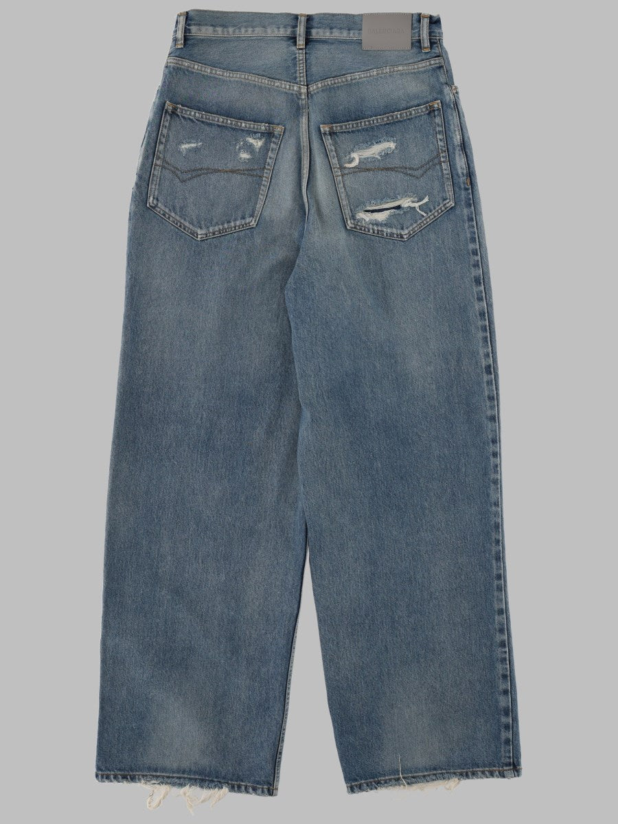 Baggy Jeans in Mid Blue