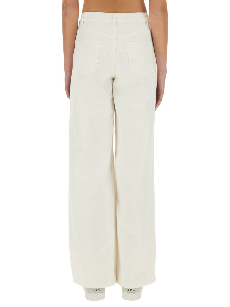 Wide-Leg Jeans in White
