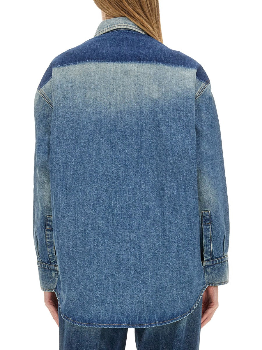 Oversized Denim Shirt