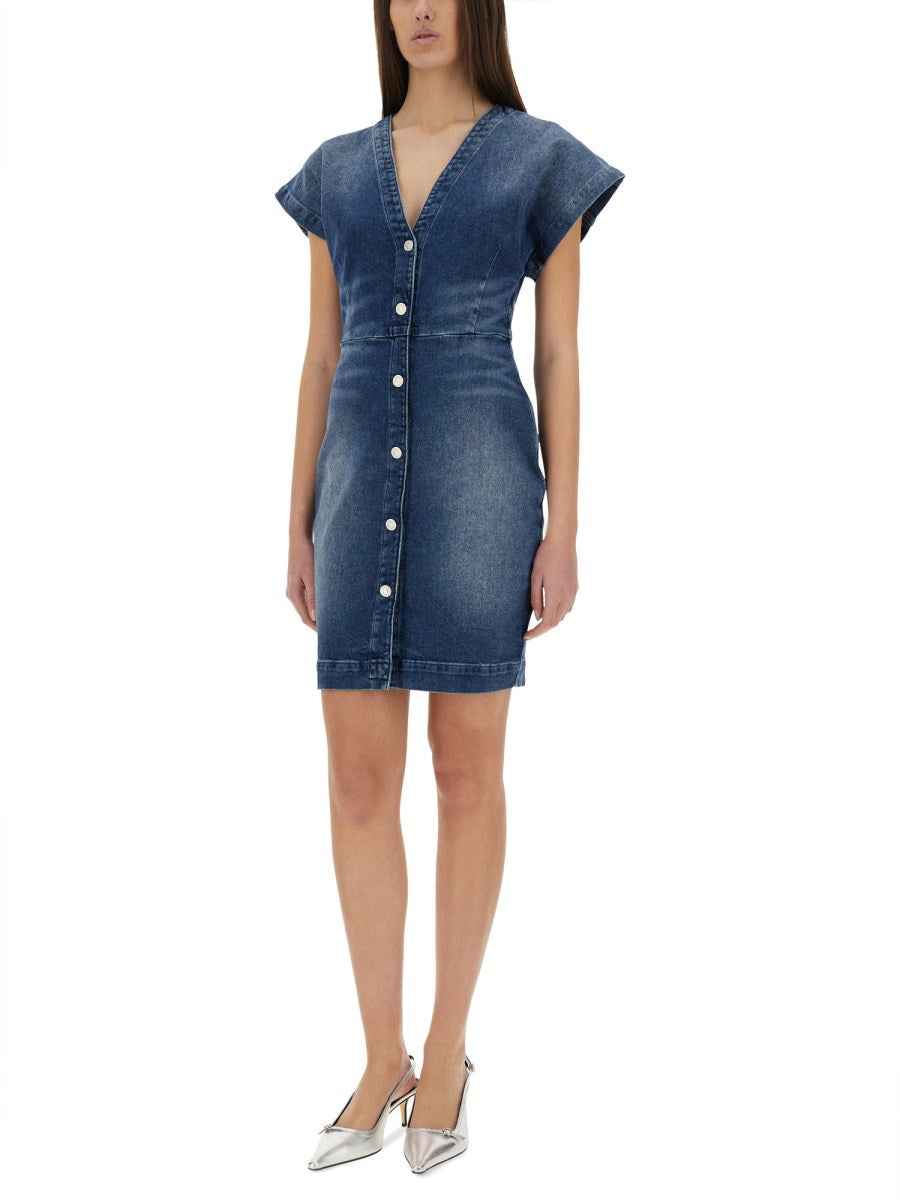 Moschino Denim Dress in Slim Fit, view 4