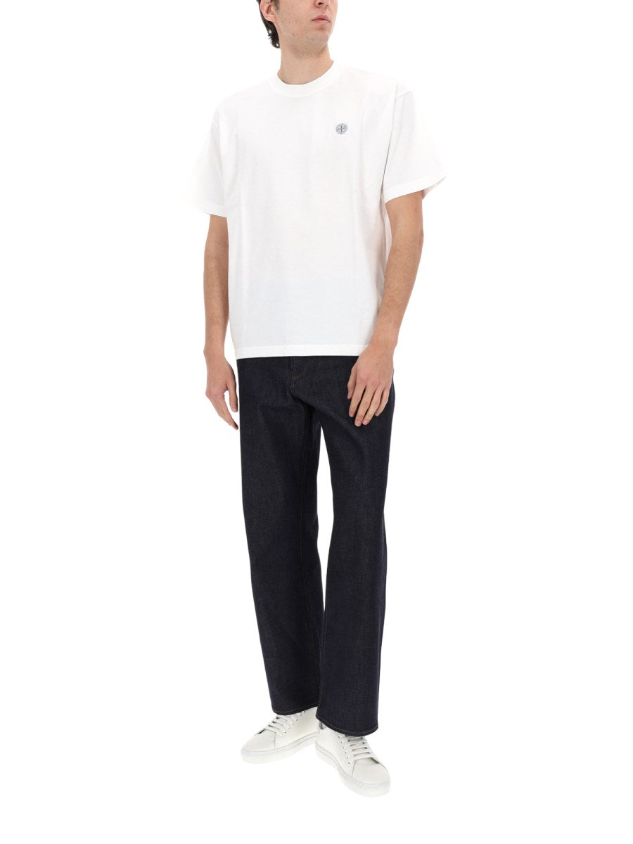 Wide Straight Jeans in Clean Rinse
