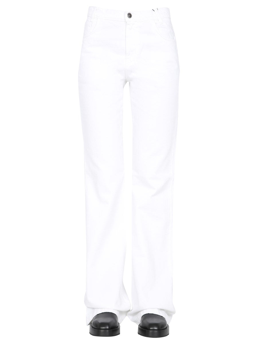 Flared Jeans in White