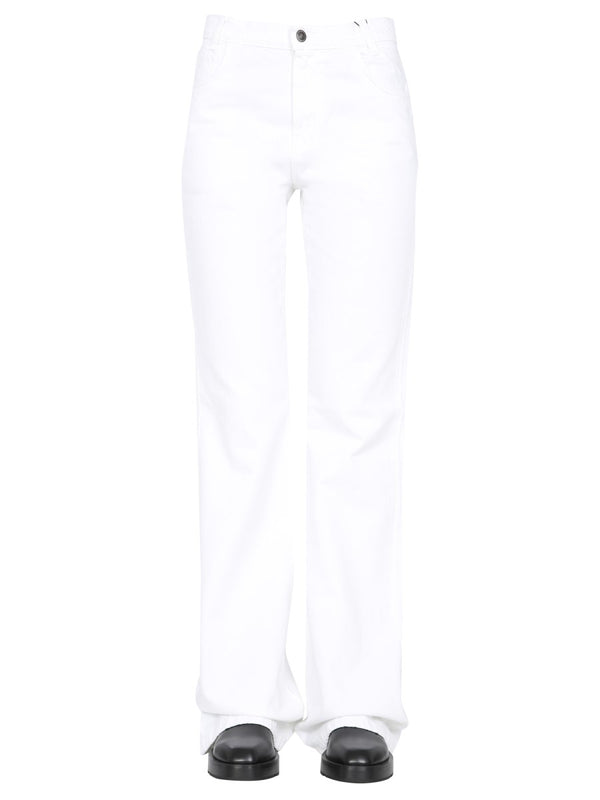 Flared Jeans in White