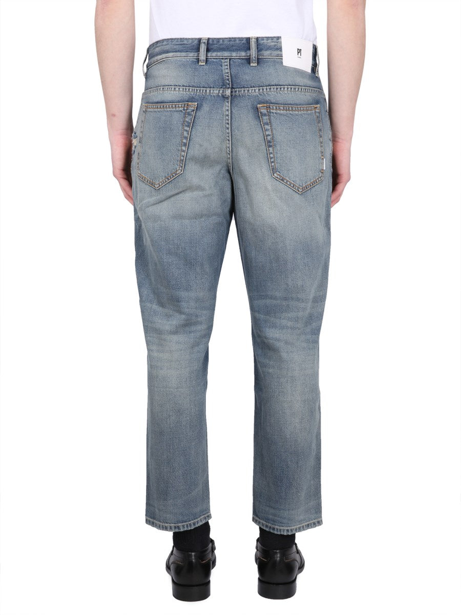 Tapered Jeans in Light Vintage