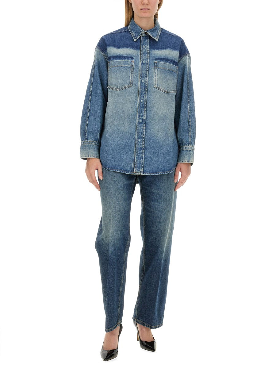 Oversized Denim Shirt
