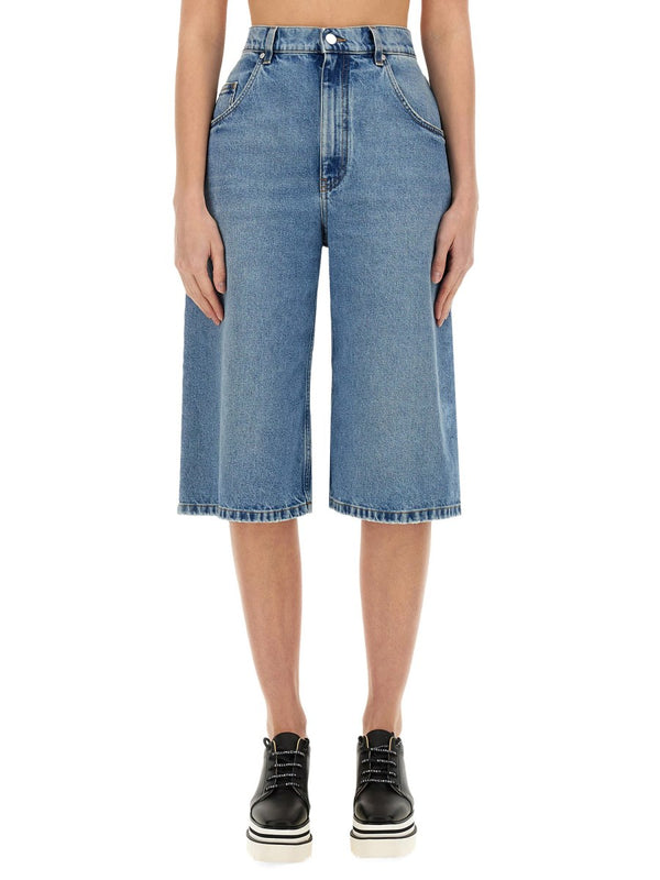 Denim Bermuda Shorts