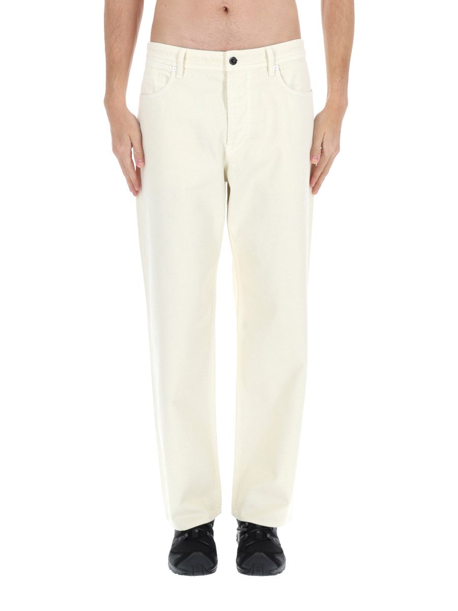 Straight Jeans in Ivory