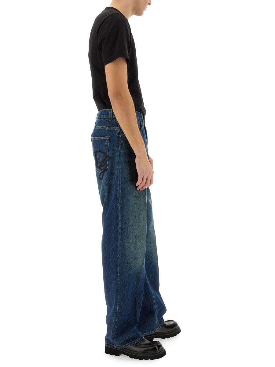Oversized Jeans in Vintage Wash