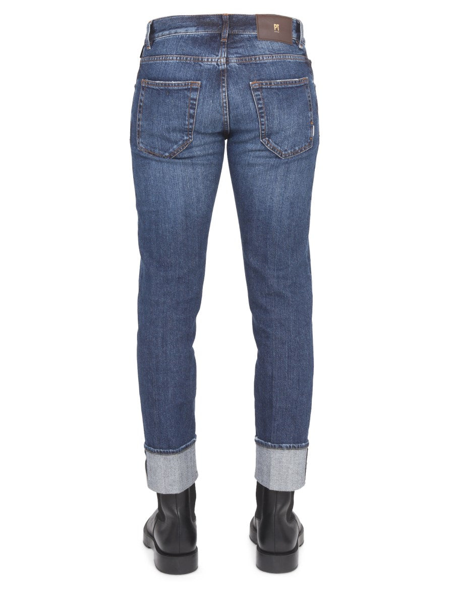 Dub Slim Jeans in Dark Blue