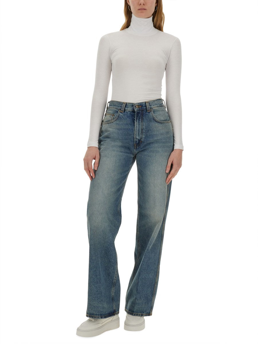 Wide Jeans in Vintage Blue